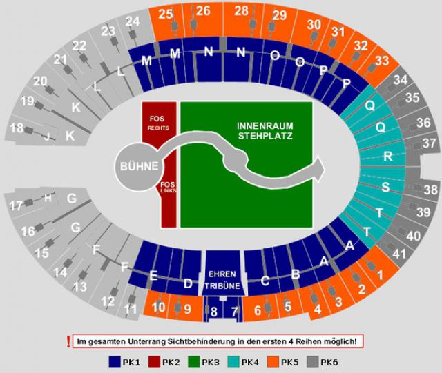 la scene de la nouvelle tournee de coldplay