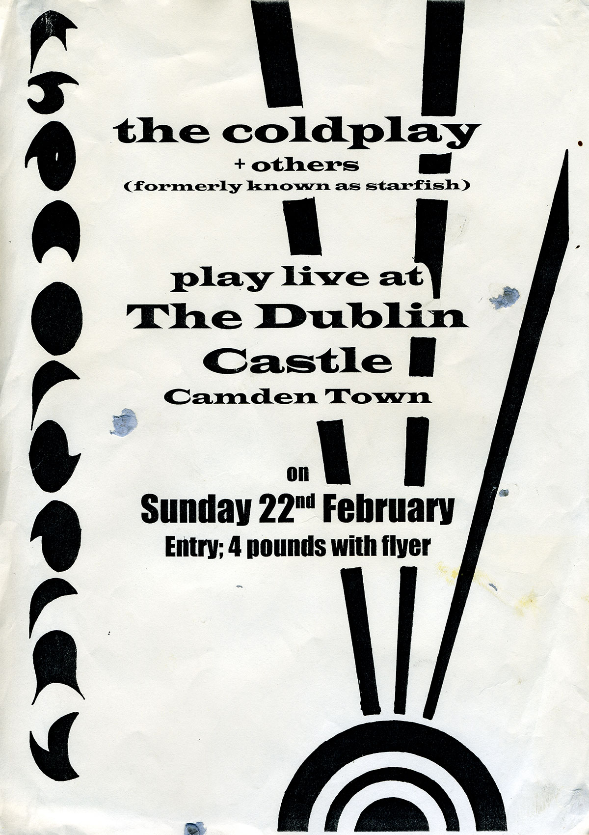 1998 02 22 Dublin Castle Flyer