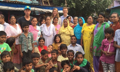 La visite de Chris en Inde