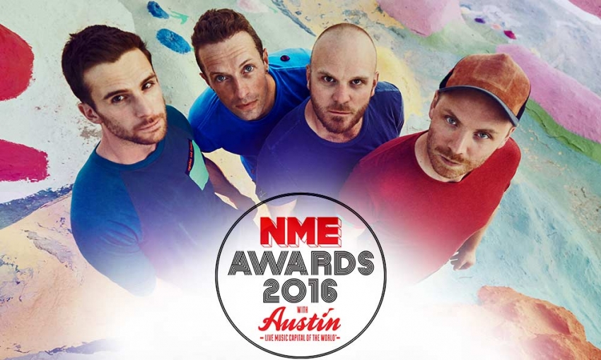 Coldplay remporte le "Godlike Genius" aux NME Awards 2016