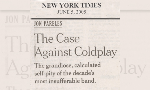 Le procès contre Coldplay